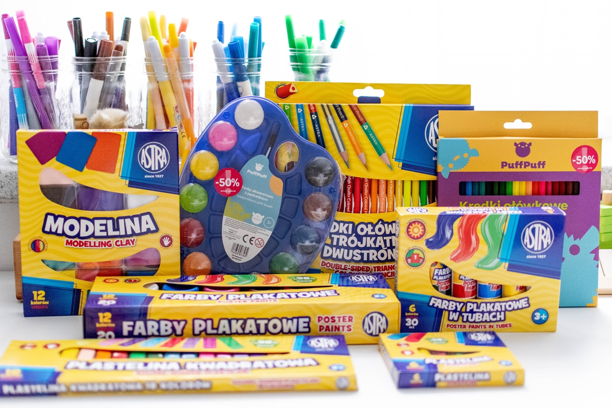 wyprawka do zerówki artykóły plastyczne