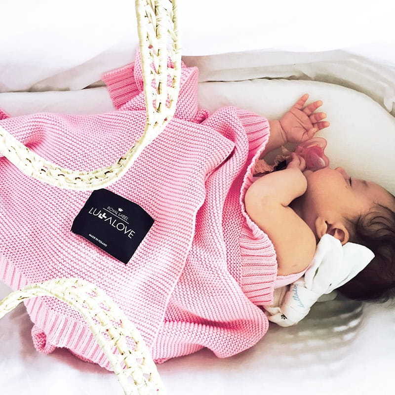 Bawełniany kocyk dla niemowląt