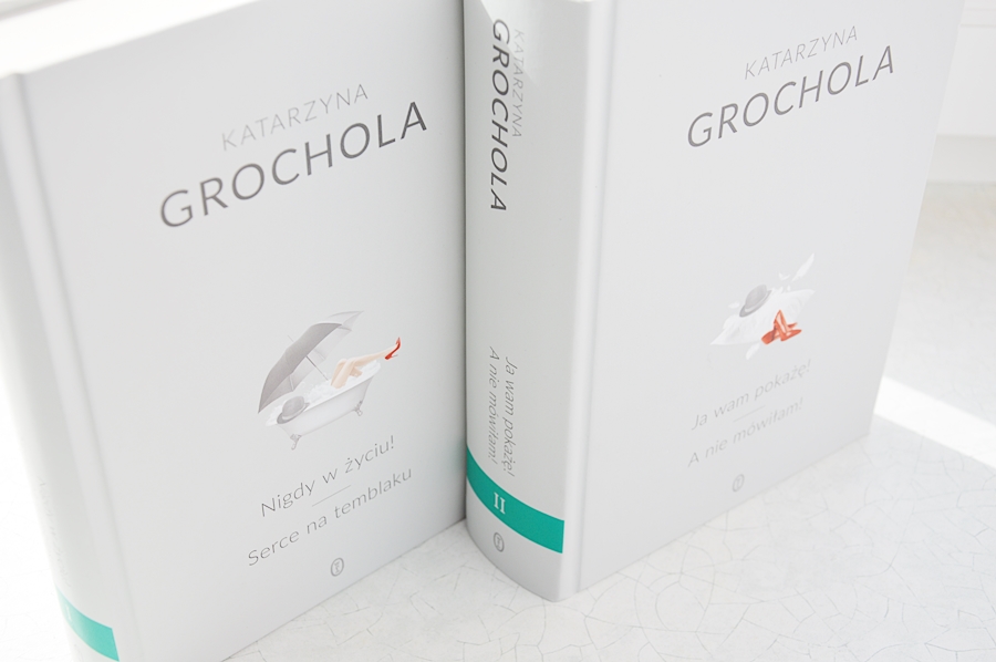 Kolekcjonerskie wydanie książek Katarzyny Grocholi.